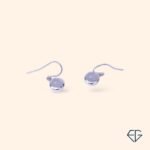 Moonstone Handcrafted Silver Earrings - Image 2