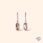 Golden Citrine Handcrafted Silver Earrings